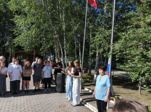 Открытие четвёртой смены в детском лагере Надежда